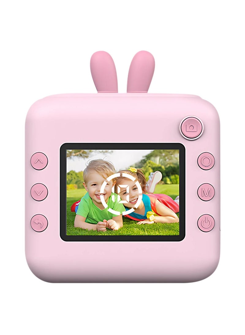 Instant Printing Kids Camera with Flip-up Lens, HD Display