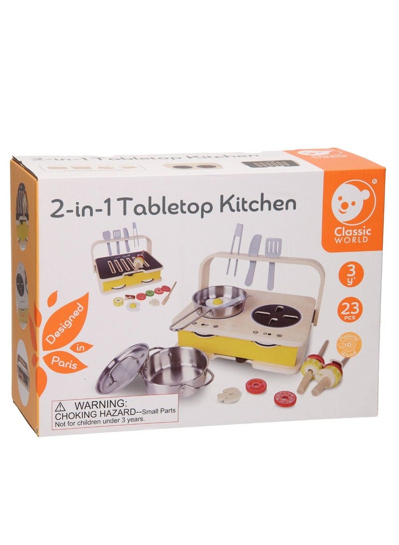 Classic World - 2-in-1 Tabletop Kitchen