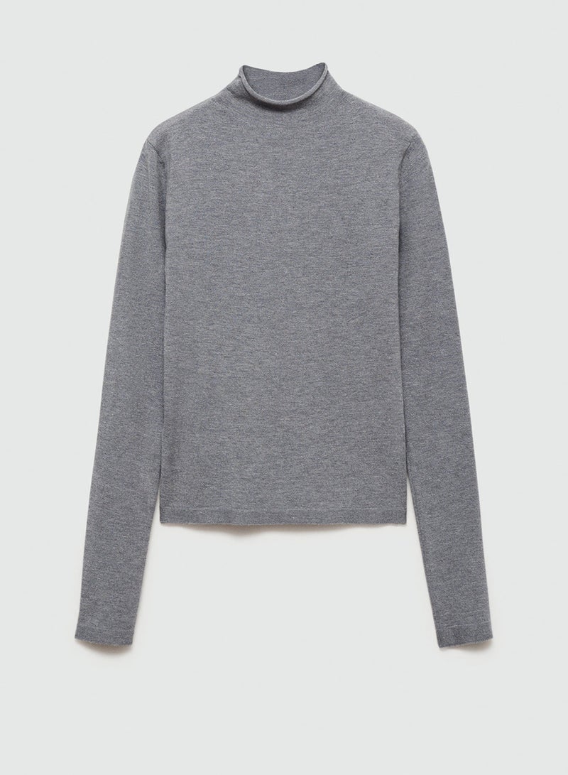 Essential High Collar Sweater