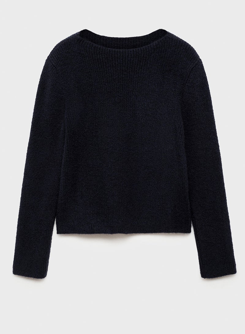 Perkins Neck Knitted Sweater