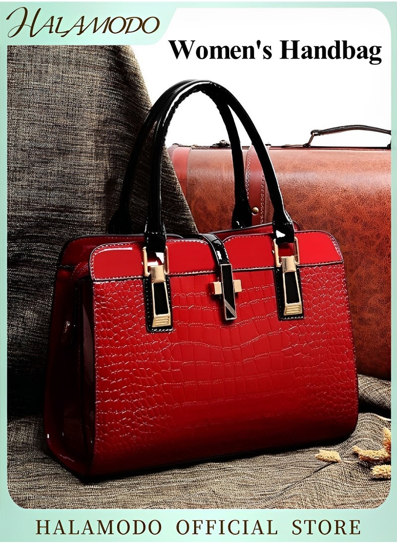 Women's Crossbody Handbags Cow Leather Satchel Handbags Top-handle Shoulder Tote Purses with Large Capacity & Adjustable Straps as Great Gift for Your Girlfriend