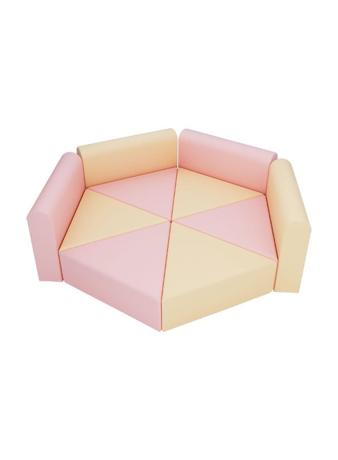 Children Soft Safety Play Area Furniture Set Durable Hexagonal Sofa