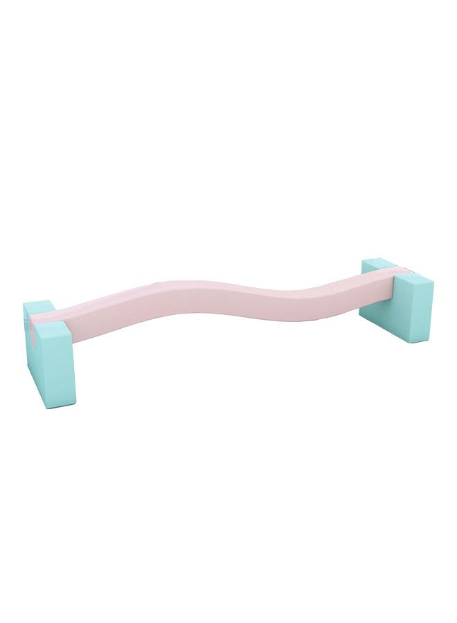 Indoor Soft Play Balance Beam Playground Equipment S Shape Bridge