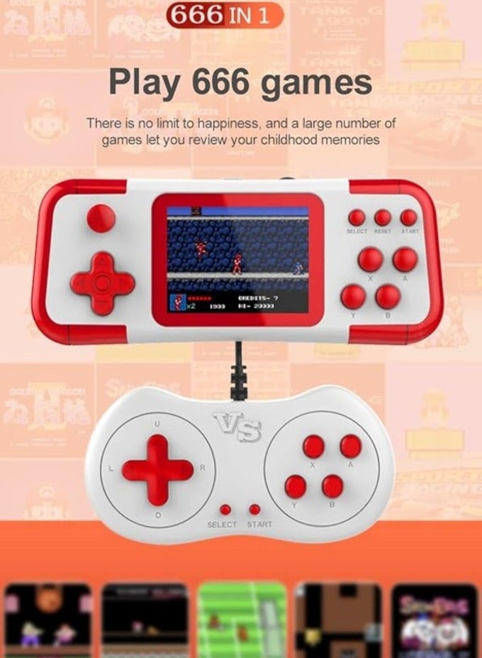 Handheld Game Console, Retro Game Console Built-in 600 Games, 3.0