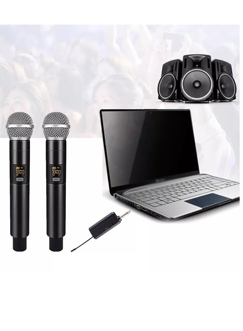 Wireless Microphone Professional Transmitter and Receiver System Universal