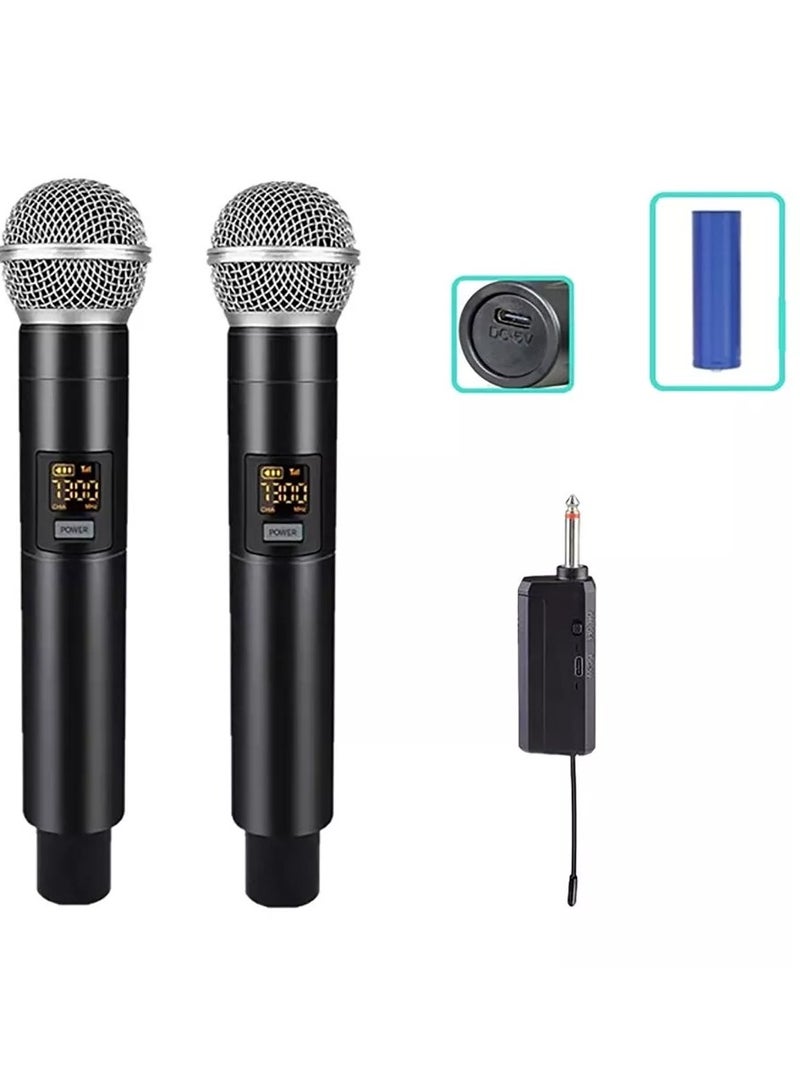 Wireless Microphone Professional Transmitter and Receiver System Universal