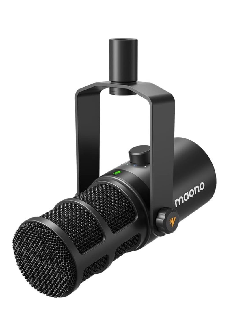 MAONO Dynamic Microphone, USB/XLR Podcast PC Microphone with Software