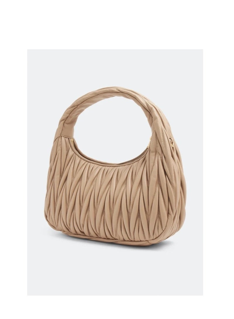 MIU Wander nappa leather hobo Shoulder Bag