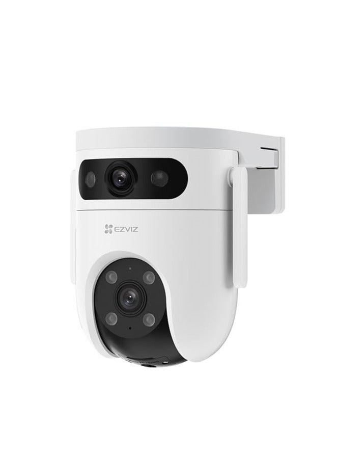 H9c Dual 3K Dual-Lens Pan & Tilt Wi-Fi Camera, 3K & 3K Dual Lenses, One-Tap Control For Linked View Change, AI-Powered Human / Vehicle Shape Detection, 8x Zoom, Color Night Vision, Two-Way Talk, H.265, Supports microSD Card (Up to 512 GB) | CS-H9c-R100-8G55WKFL