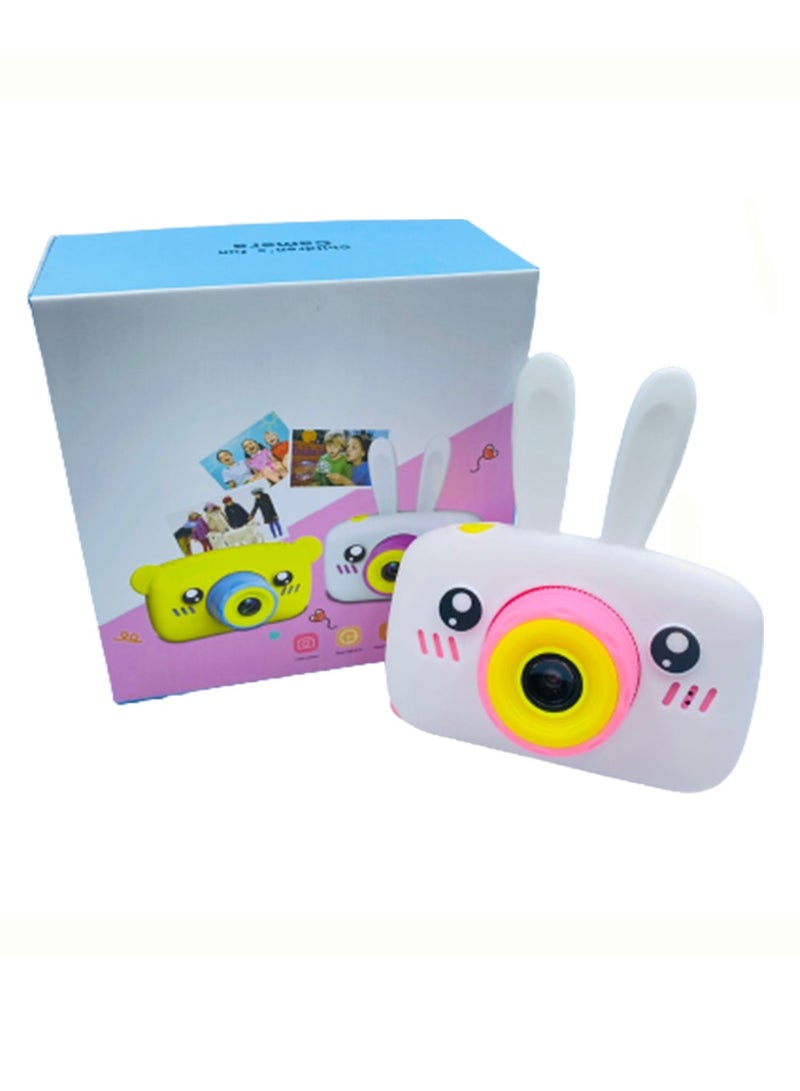 Kids Camera Cute Rabbit Bear Child Portable Mini Full HD Digital Video Camera Smart Digital Camera For Child Birthday Gifts