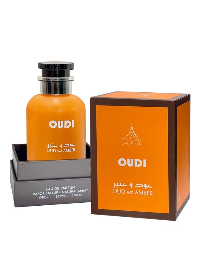 OUD wa AL AMBER Perfume for Women and Men Unisex Eau De Parfum 100ml