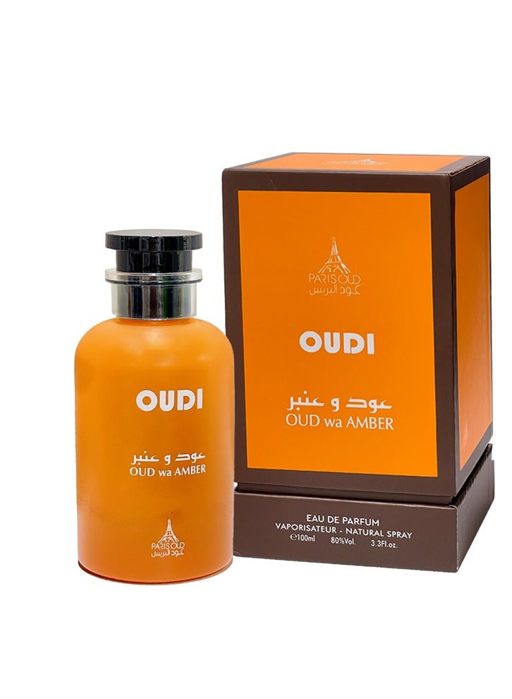 OUD wa AL AMBER Perfume for Women and Men Unisex Eau De Parfum 100ml