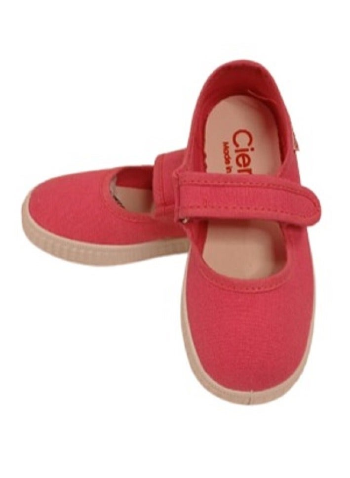 Pikkaboo Ceinta Mercedes Fuchsia Loop & Strap Kids Shoes