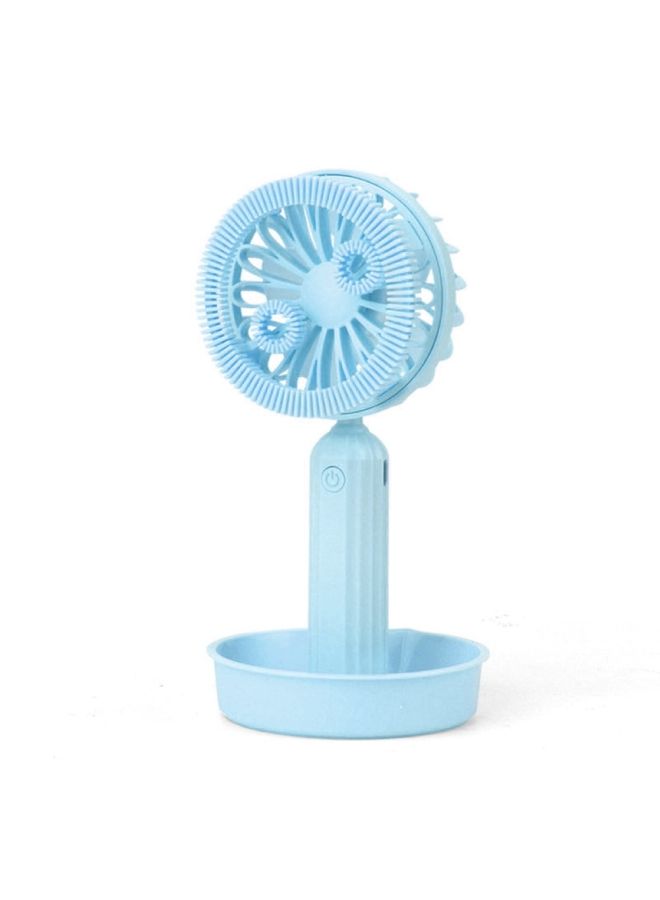 Handheld Cooling Fan Bubble Blower Toy 9.2*17*6cm