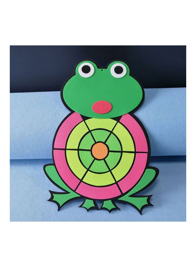 Cartoon Animal Frog Sticky Ball Target Dart Board