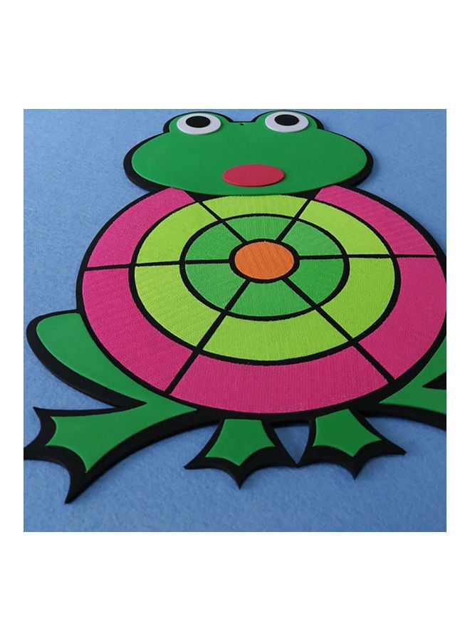 Cartoon Animal Frog Sticky Ball Target Dart Board