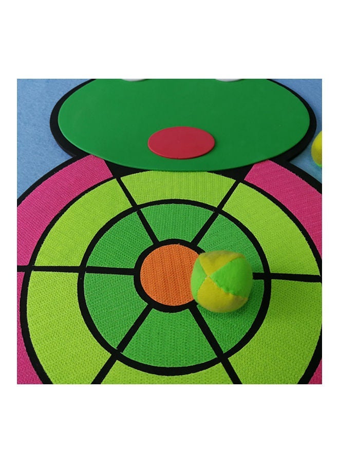 Cartoon Animal Frog Sticky Ball Target Dart Board