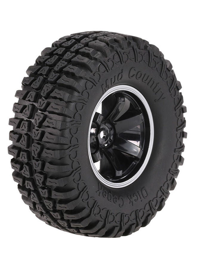 4-Piece Tires With Wheel Rim For RC Rock Crawler AX-3020C