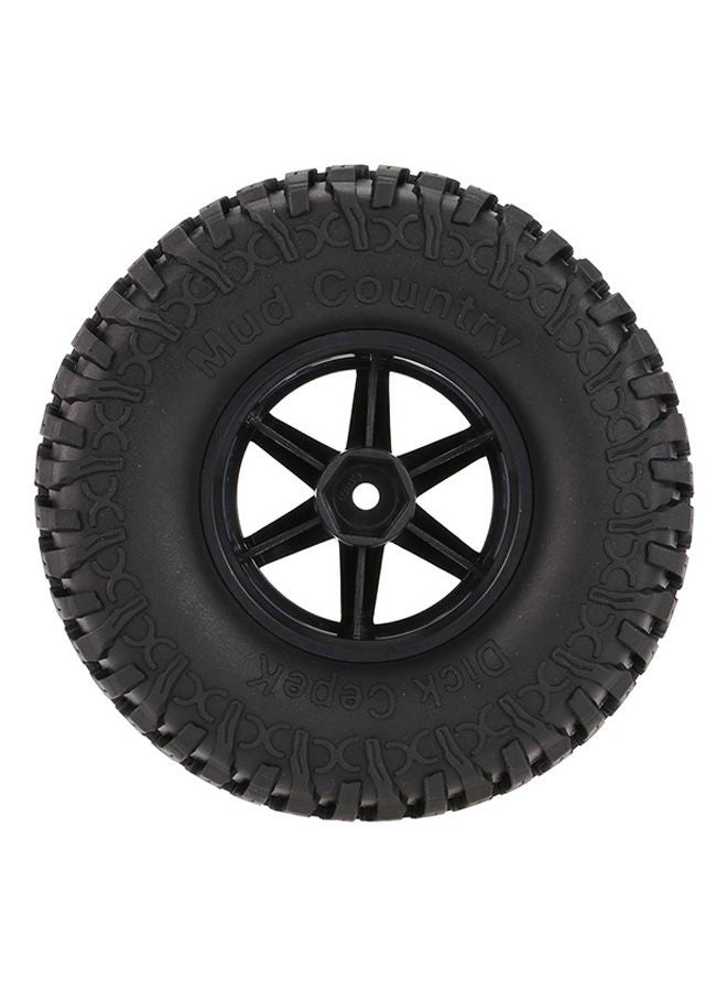 4-Piece Tires With Wheel Rim For RC Rock Crawler AX-3020C