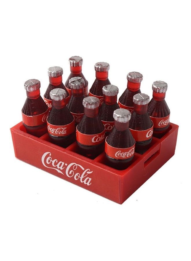 RC Mini Coke Bottle And Tray Decoration Accessory Tool 5 x 4 4cm