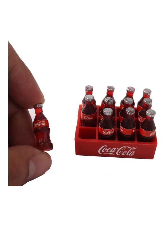 RC Mini Coke Bottle And Tray Decoration Accessory Tool 5 x 4 4cm