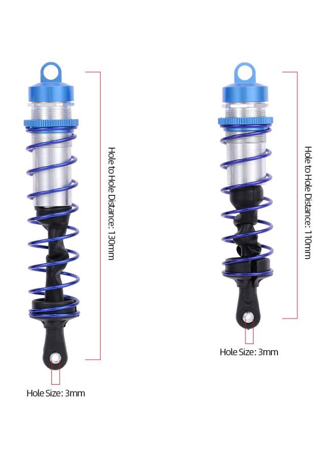 4-Piece Metal Shock Absorber Damper RC Car Parts RM11591BL-L