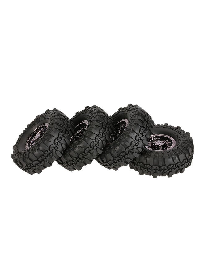 4-Piece Rock Terrain Truck Tyre For RC Cars