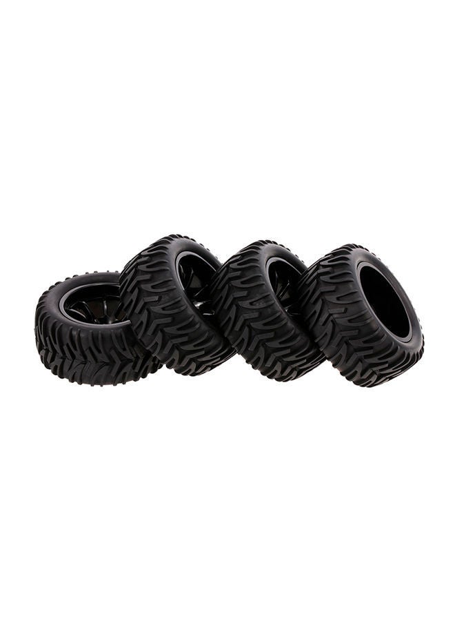 4-Piece Double V 10 Spokes RC Monster Truck Tyre Set RM10561