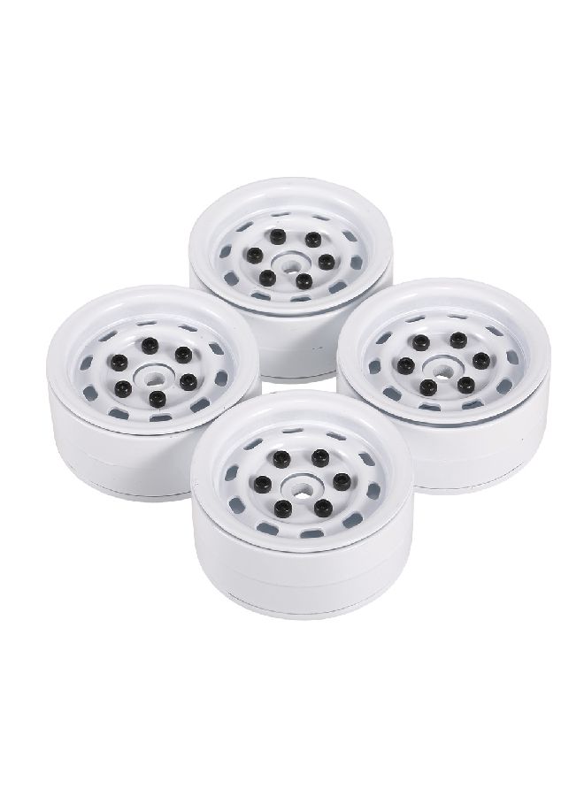 4-Piece Wheel Hub Rim Set For 1/10 RC Rock Crawler Car 1RM9524W