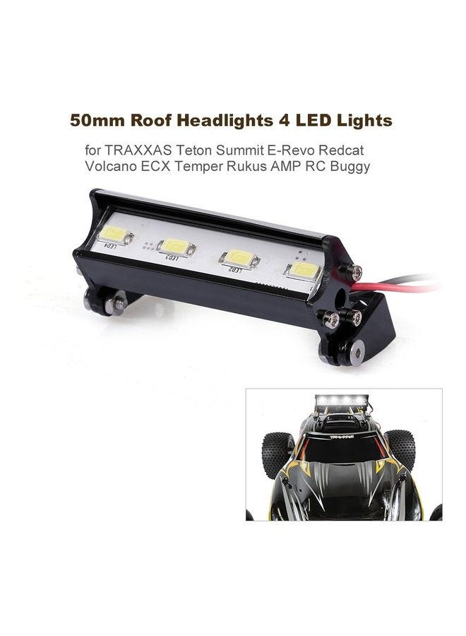 Roof Headlights RC Off-Road Dome 4 LED Lights Set