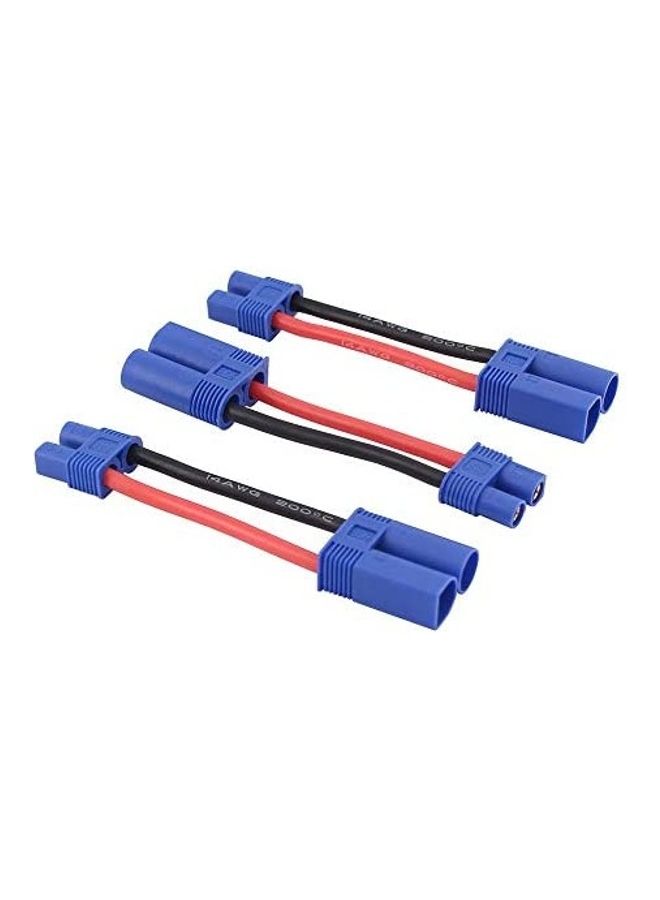 3-Piece Male EC5 To Female EC3 Connector Cables