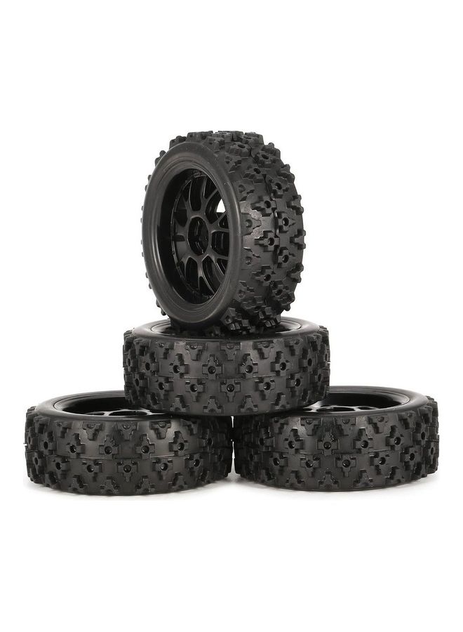 4-Piece Of Star Off-road Wheel Rim And Tires 14 x 3.5cm