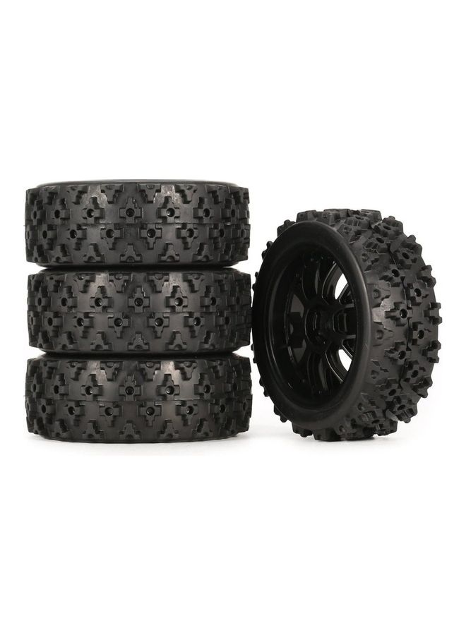 4-Piece Of Star Off-road Wheel Rim And Tires 14 x 3.5cm