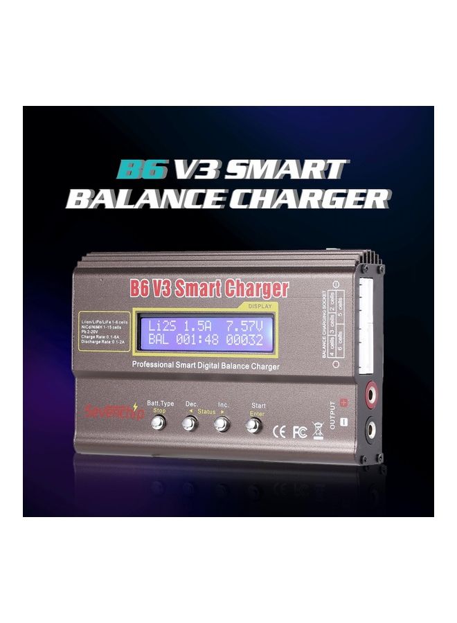 B6 V3 Digital Smart Balance Charger 15.5x13.5x7.5cm