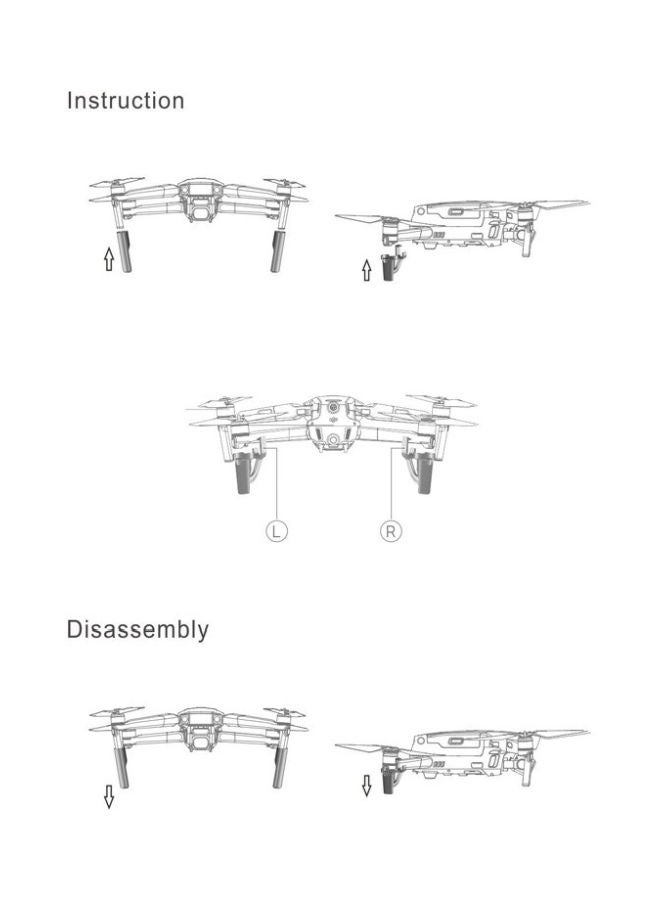 Protector Extension Gear Leg For DJI Mavic 2 Pro/Zoom