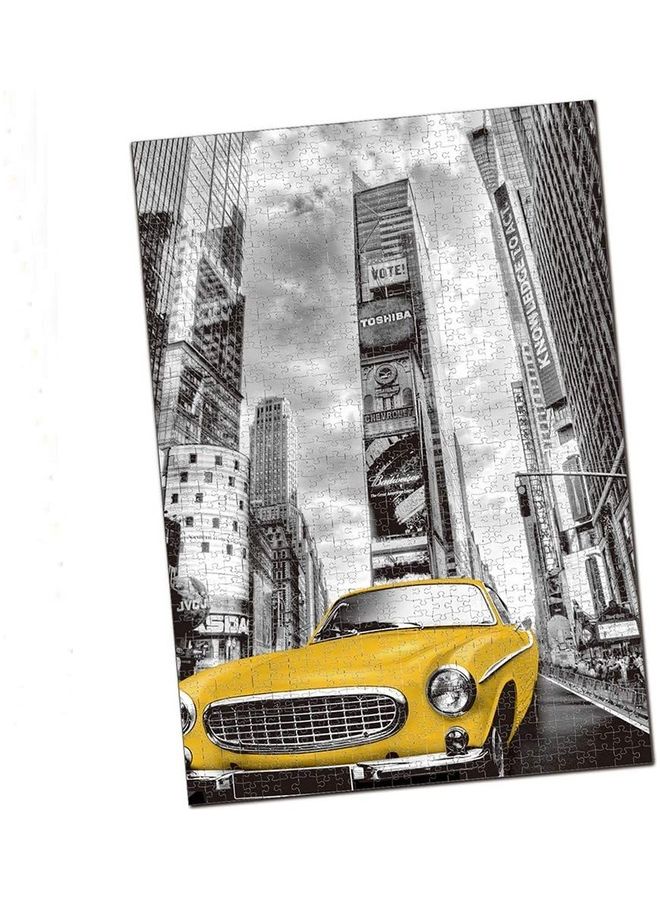 1000-Piece New York Taxi Jigsaw Puzzle Set