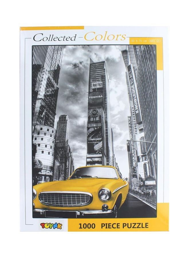 1000-Piece New York Taxi Jigsaw Puzzle Set