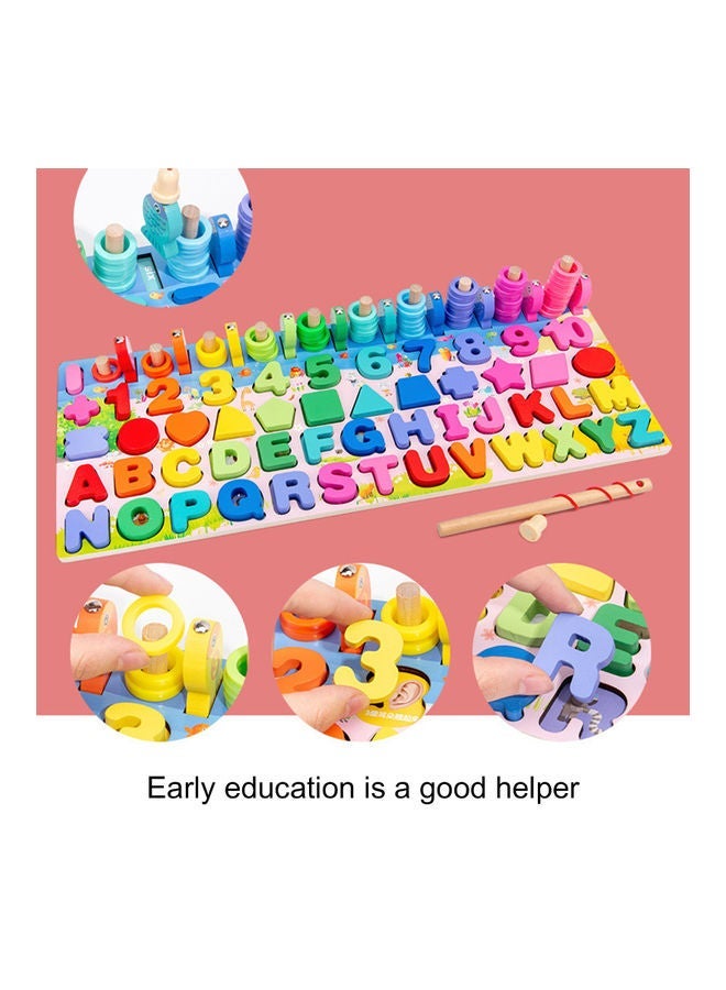 Wooden Educational Pegged Puzzle Board