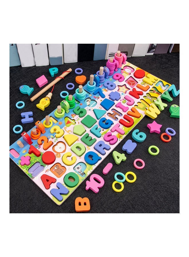 Wooden Educational Pegged Puzzle Board