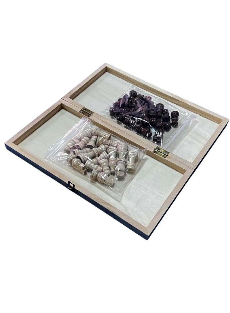 Wooden Chess Game Set 29X14.5X3.5 Cm