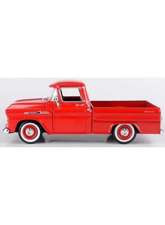 1:24 Scale American Classics 1958 Chevrolet Apache Fleet side Pickup Diecast Truck Vintage Model