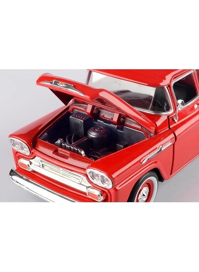 1:24 Scale American Classics 1958 Chevrolet Apache Fleet side Pickup Diecast Truck Vintage Model