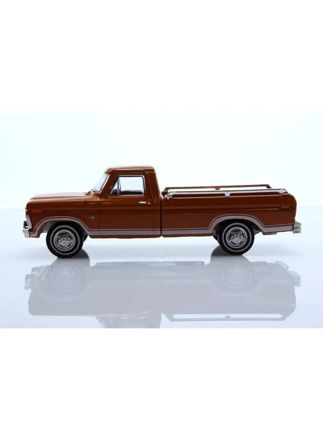 1:24 Scale 1979 Ford F-150 Pickup Truck Diecast Model Brown Vintage Classic Replica