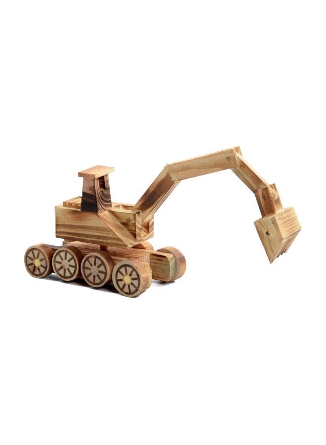 Wooden Vehicle ABC009 Brown