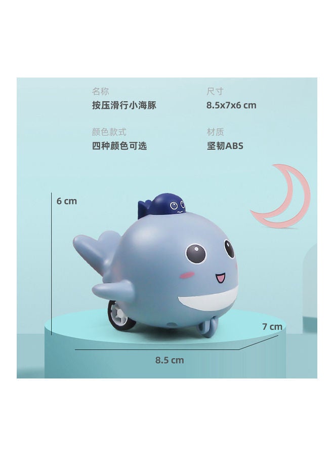 The Baby Dolphin Returns Toy Car Blue 8.5 x 7 6cm