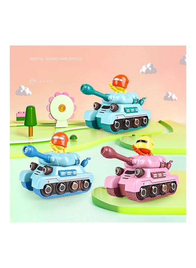 Tank Toy With Light & Sound green 14x10cm