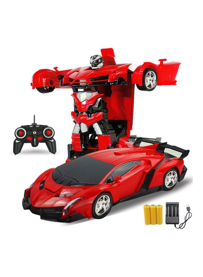 Transformation Remote Control Charging Vehicle red