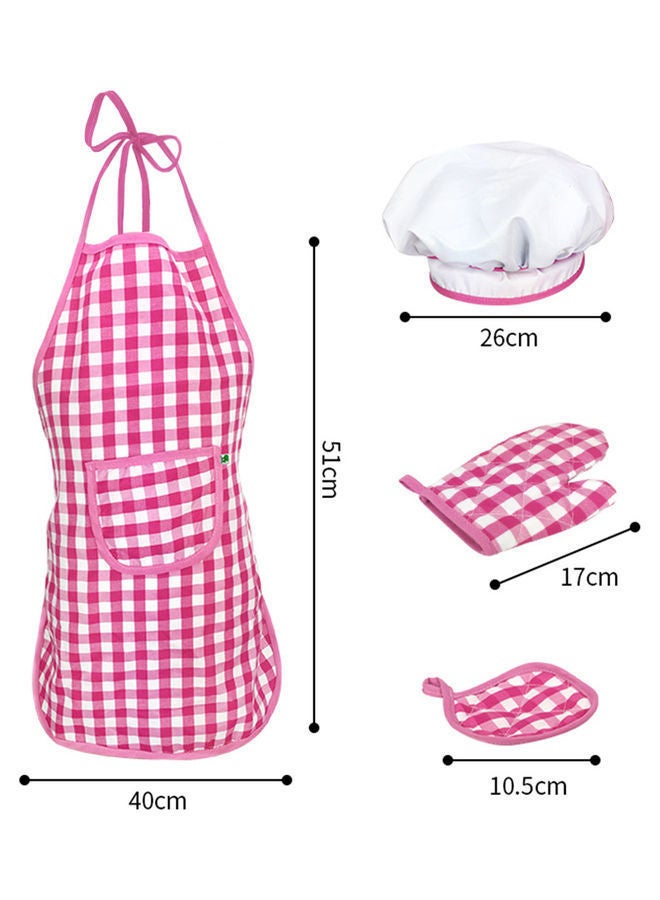 Kids Cooking And Baking Apron With Hat