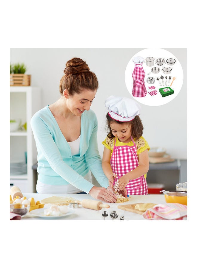 Kids Cooking And Baking Apron With Hat