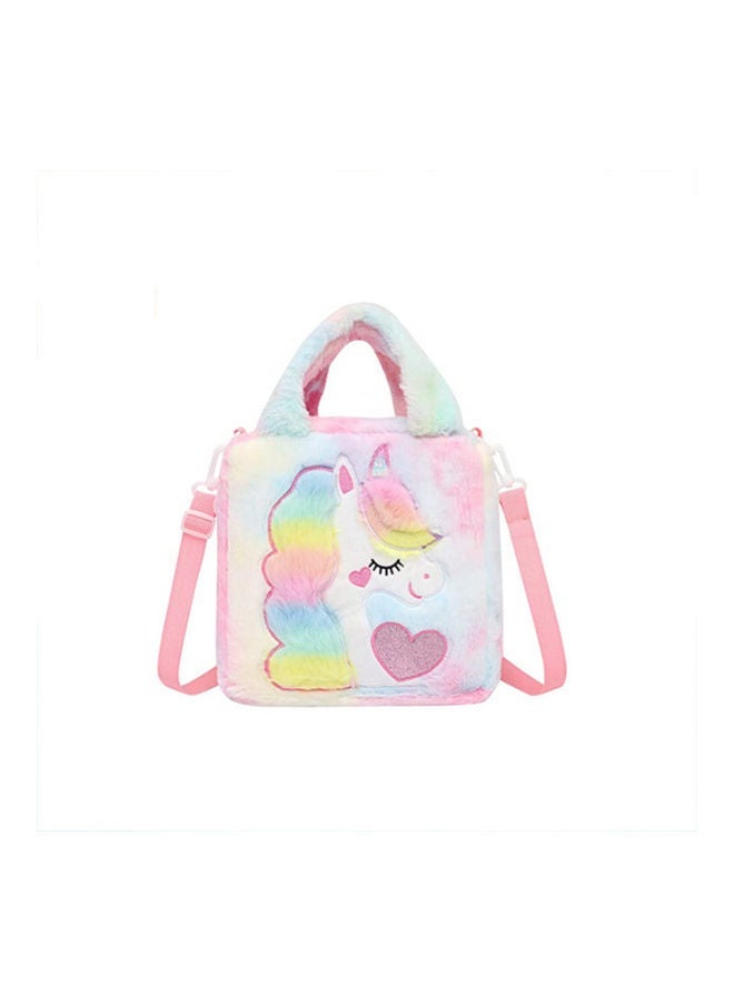 Kids Unicorn Plush Toddler Backpack 26 x 26cm